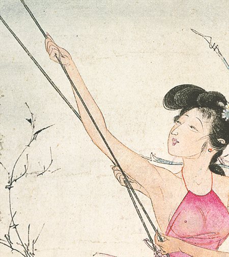 天柱县-胡也佛的仕女画和最知名的金瓶梅秘戏图